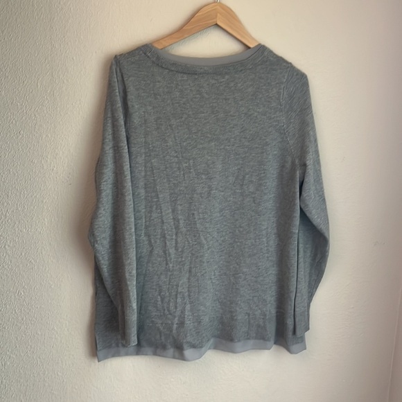 Gray long sleeve sweater size 14/16 - Picture 3 of 4